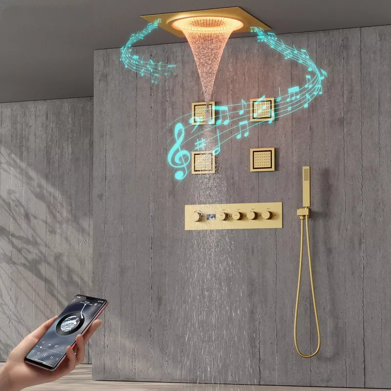 Home Bathroom Spa - Ensemble de douche LED intelligent avec