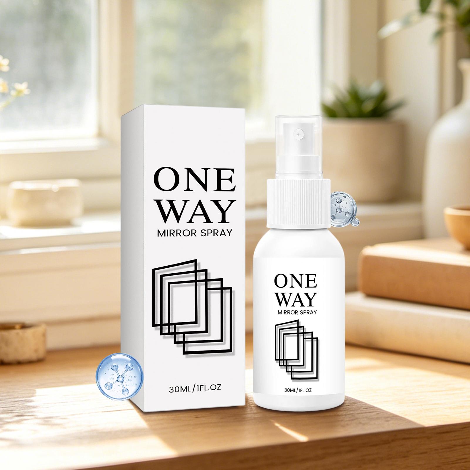 Home Bathroom Window Tint - Spray Nettoyant Anti-Reflet pour Vitres, Brume