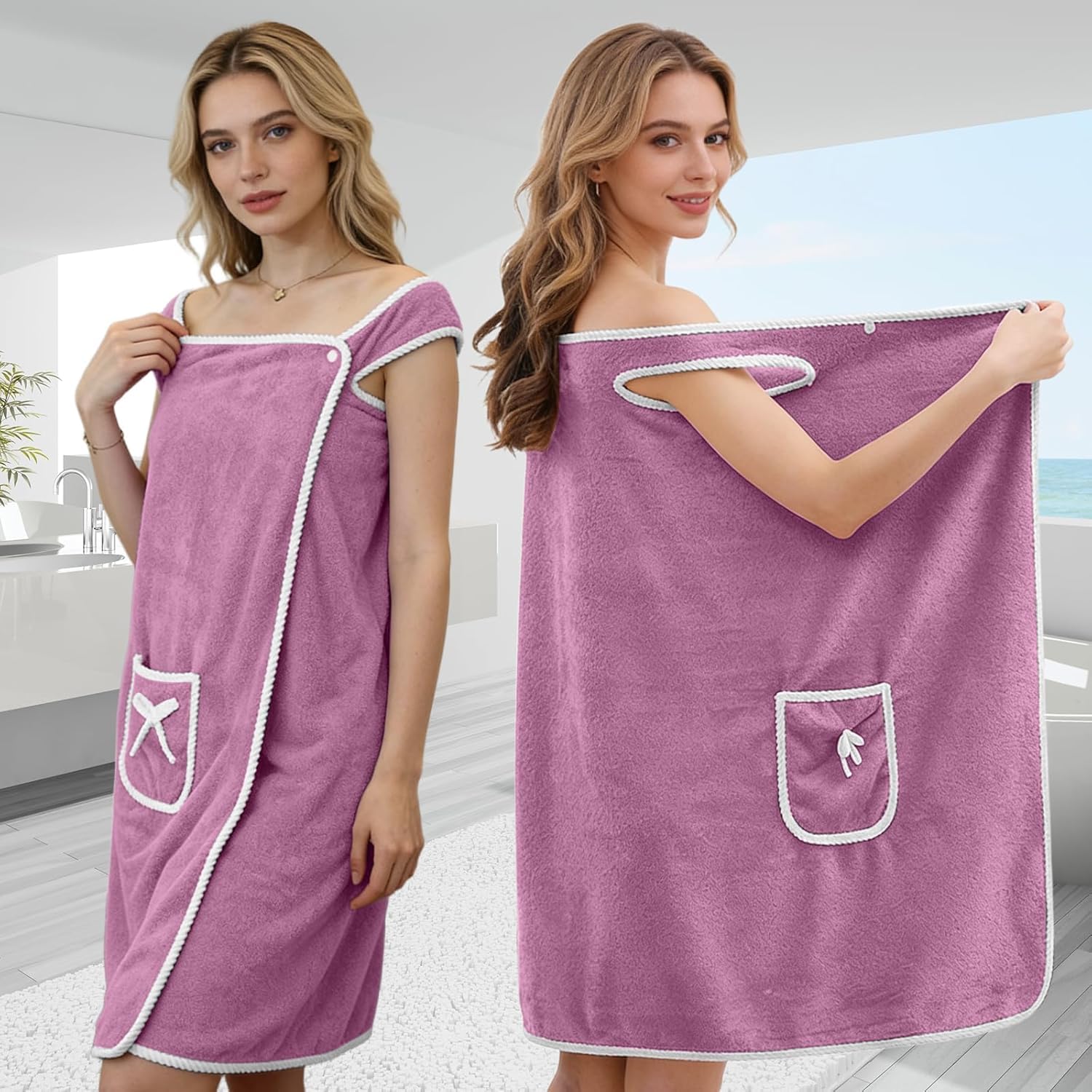 Home Bathroom Spa - Serviettes de bain portables à séchage