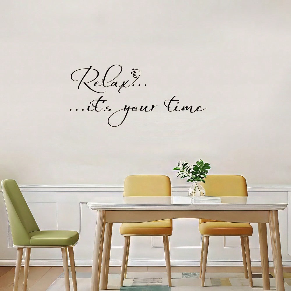 Home Bathroom Spa - Autocollant mural « Relax It's Your