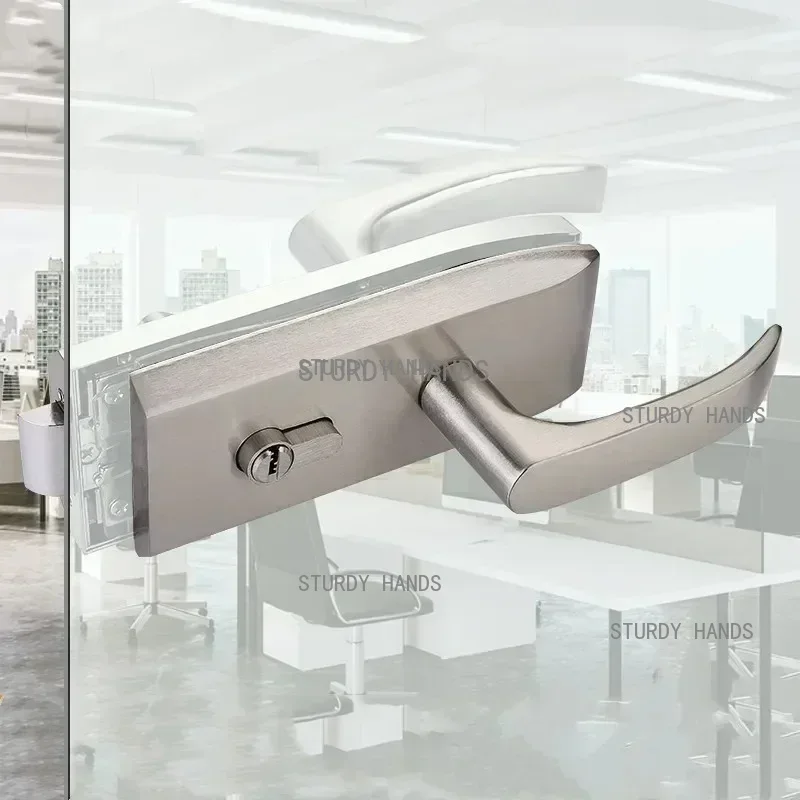 Home Bathroom Lock - Serrure de porte en verre de