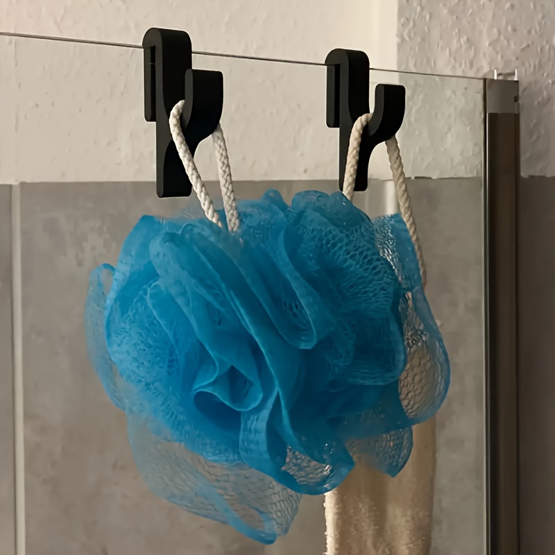 Home Essentials Bathroom Rack - Lot de 2 crochets blancs/2 crochets