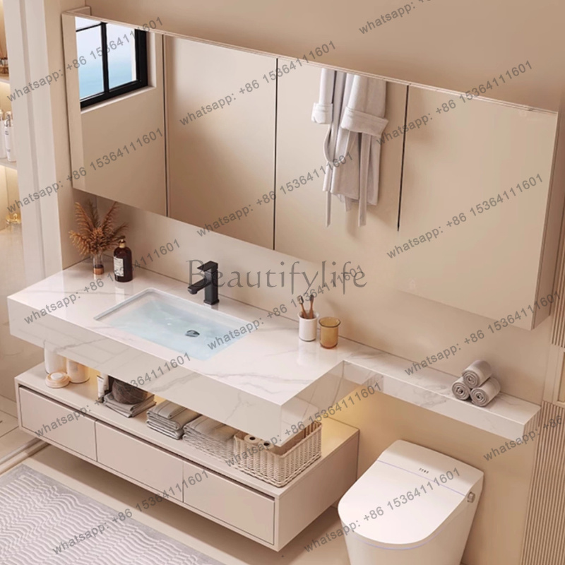 Home Bathroom Vanity Combo - LJYPartitions Meuble de salle de bain