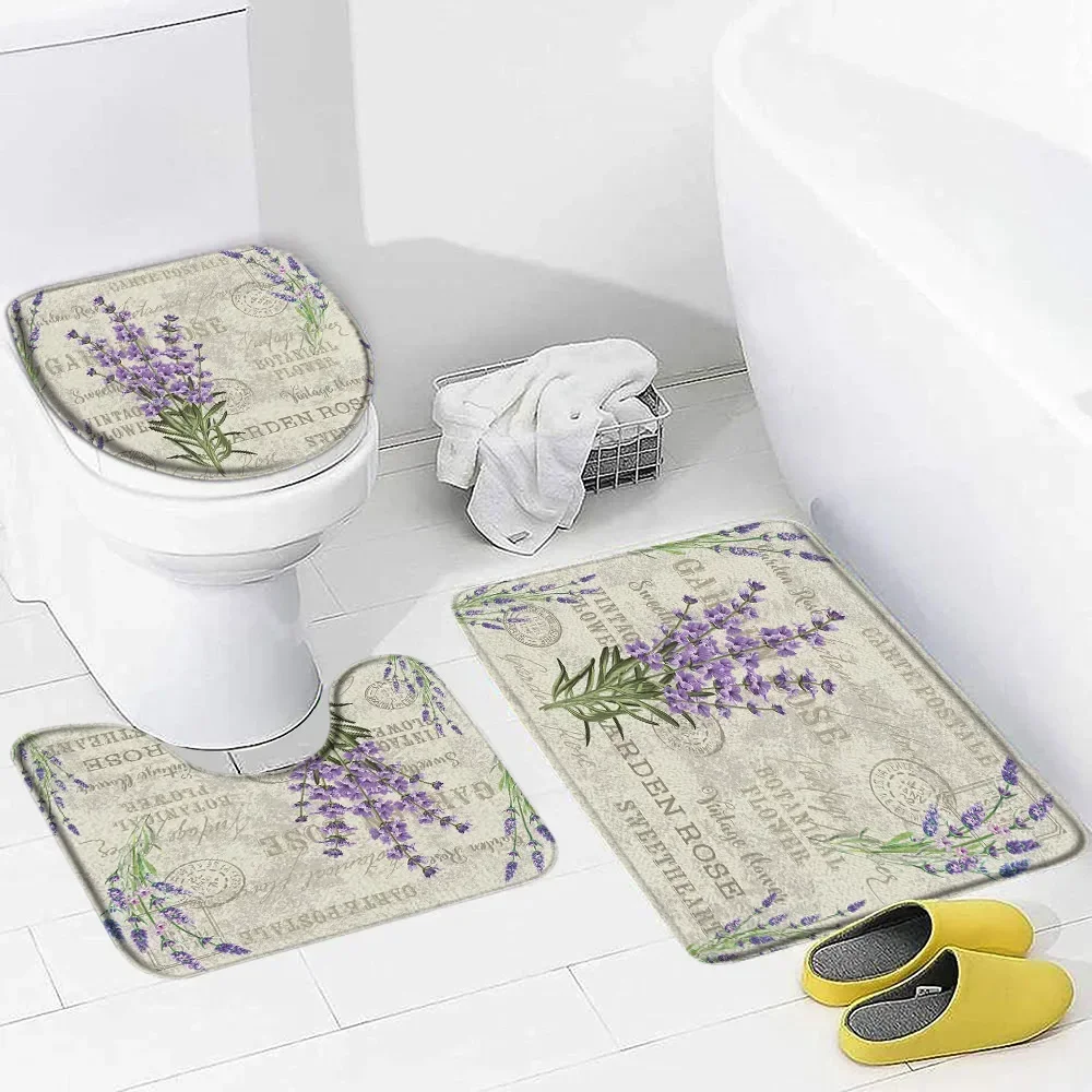 Zara Home Bathroom Mat - Ensemble de tapis de bain violet
