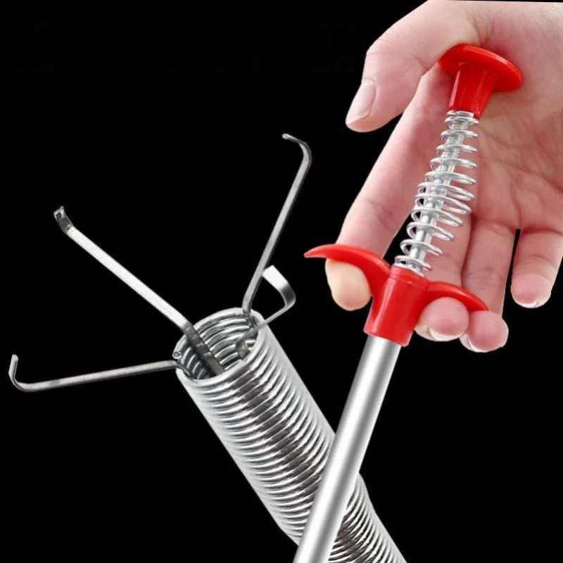 Home Bathroom Cleaning - Déboucheur manuel à quatre griffes pour