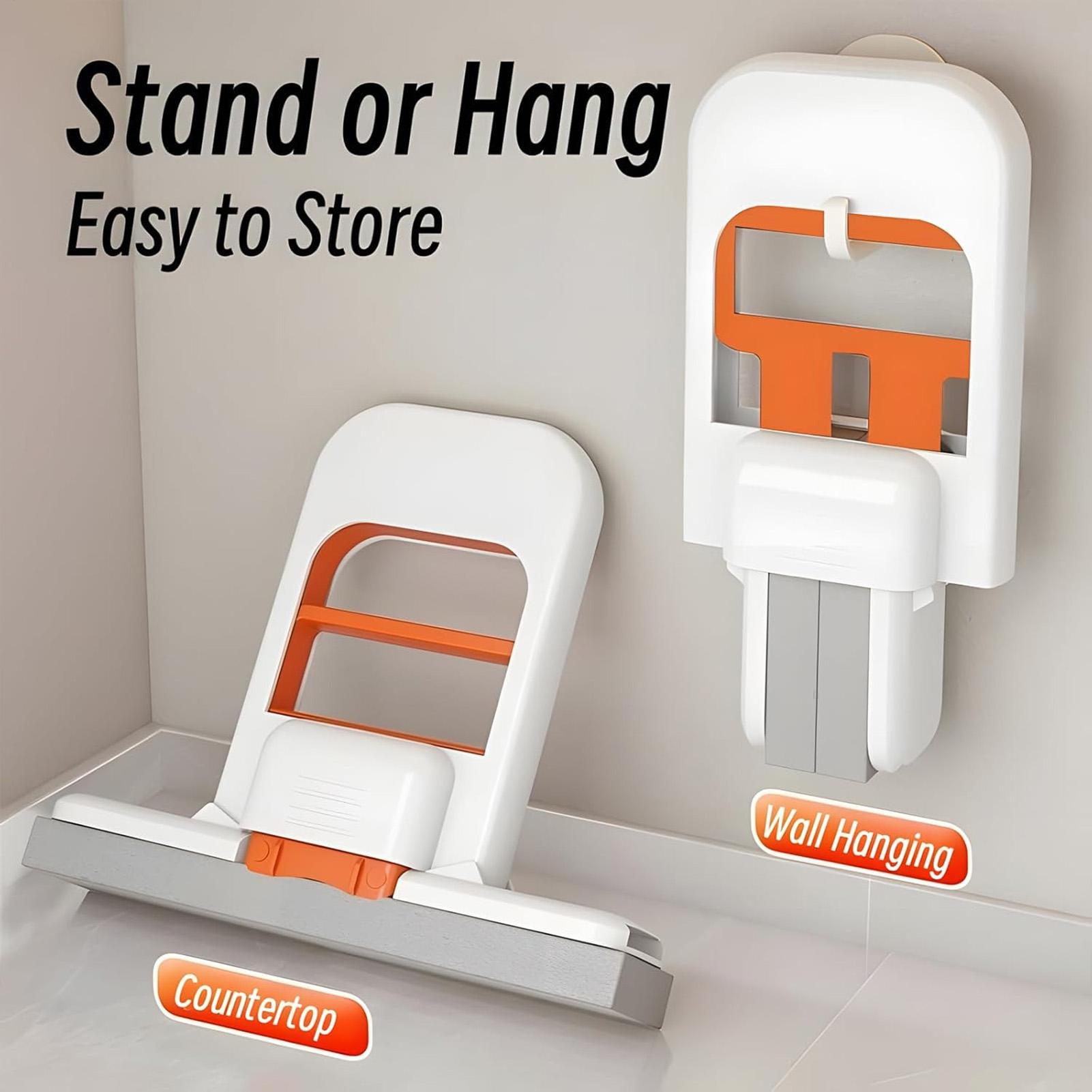 Home Bathroom Cleaning Machine - Serpillère de bureau auto-essoreuse, serpillère à