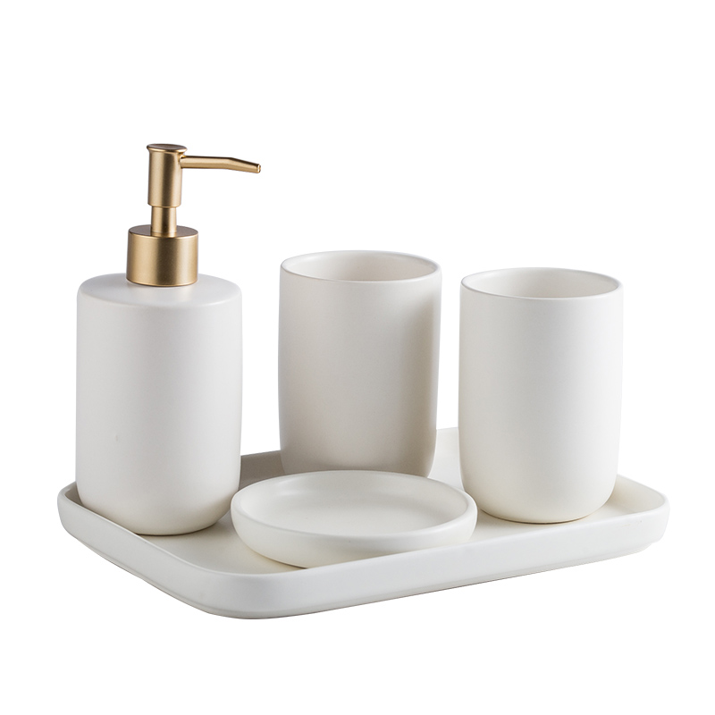 Zara Home Bathroom Set - Ensemble de lavage sanitaire en céramique