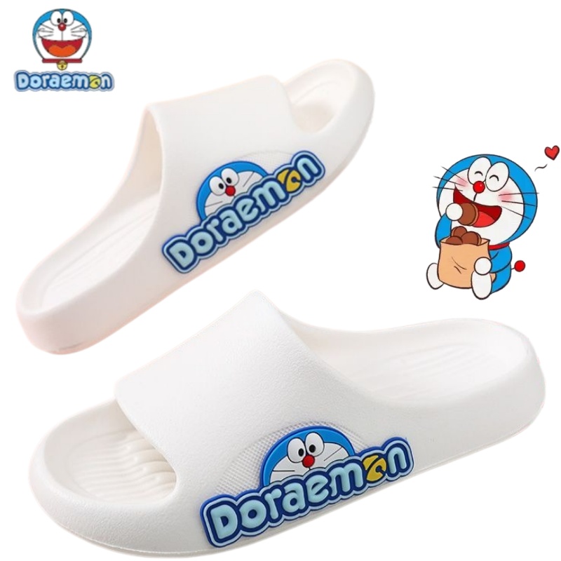 Home Goods Bathroom Sets - Pantoufles d'été confortables Doraemon Jingle Cat,