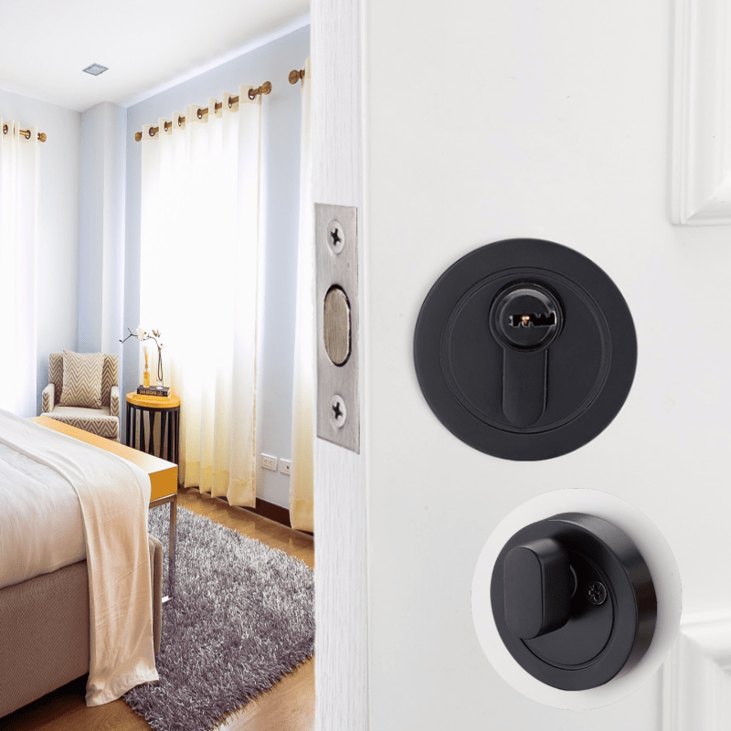 Home Bathroom Lock - Serrure circulaire antivol silencieuse pour toute