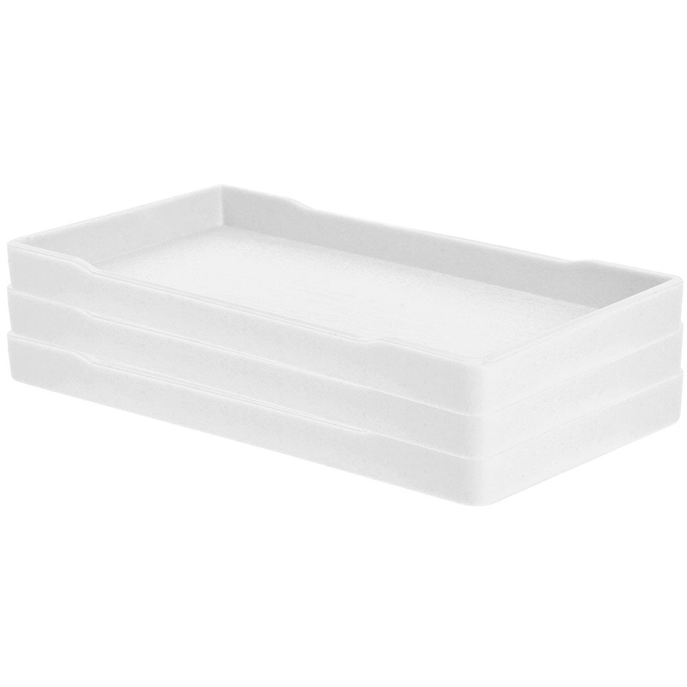 Home Bathroom Organizer - 3 pièces de plateaux de salle