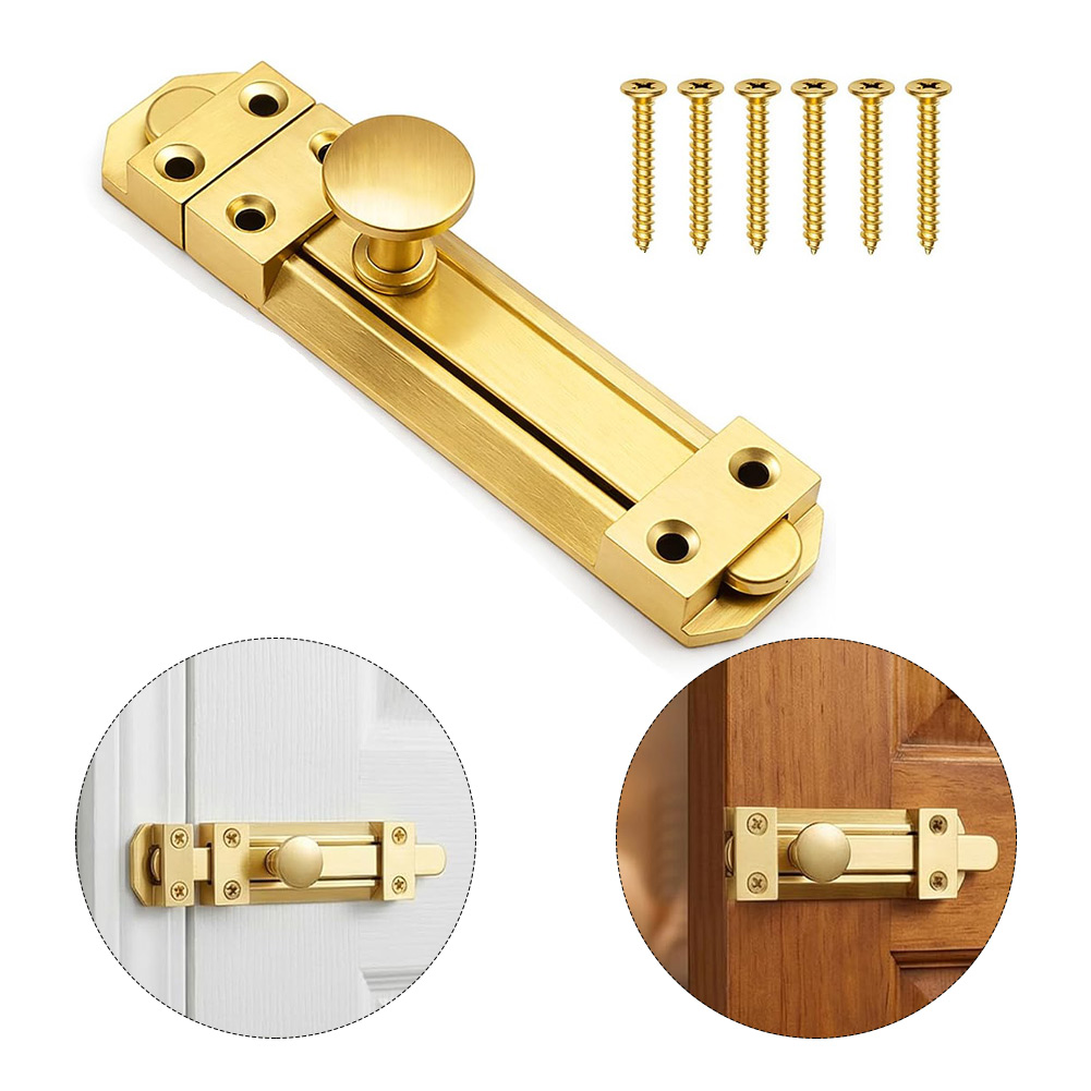 Home Bathroom Lock - Serrure de porte coulissante en laiton