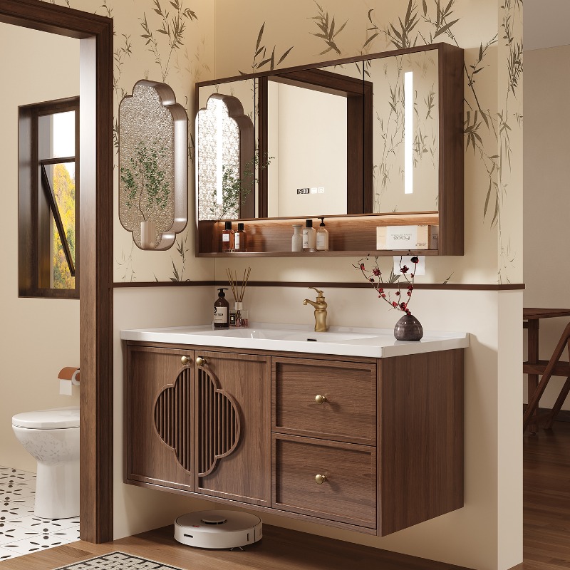 Home Bathroom Vanity Combo - Armoire moderne de luxe, tiroirs en
