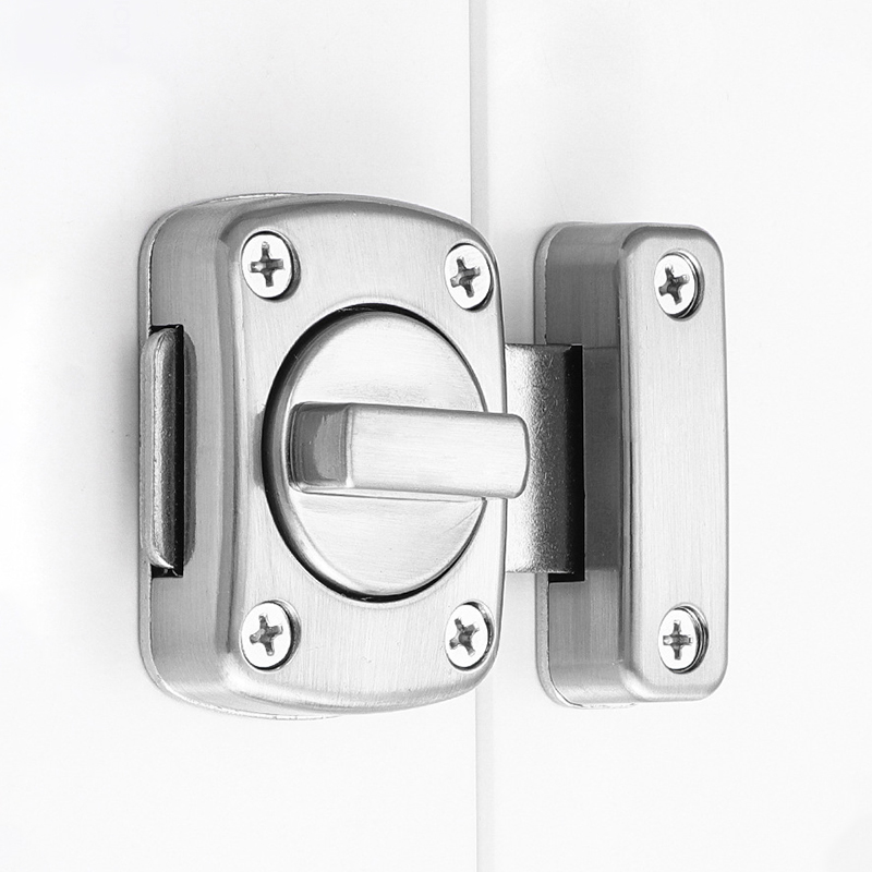 Home Bathroom Lock - Loquet de sécurité domestique, boulon rotatif,
