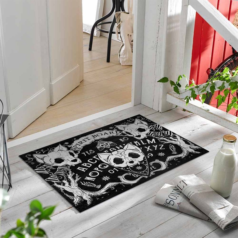 Zara Home Bathroom Mat - Tapis de sol gothique foncé pour
