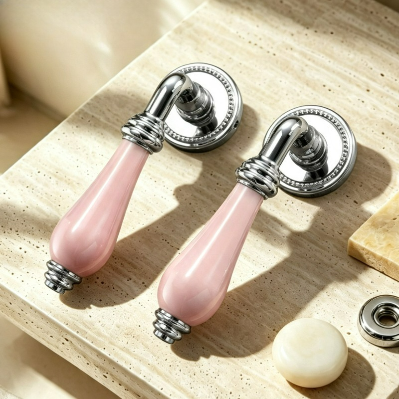 Home Bathroom Lock - Poignée de porte de style français,