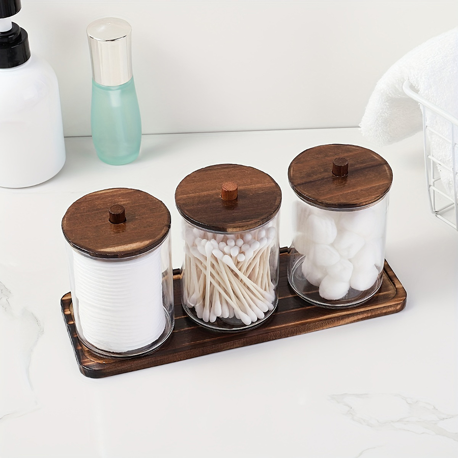 Lot de 3 pots de rangement tra - Zara Home Bathroom Set avis et prix