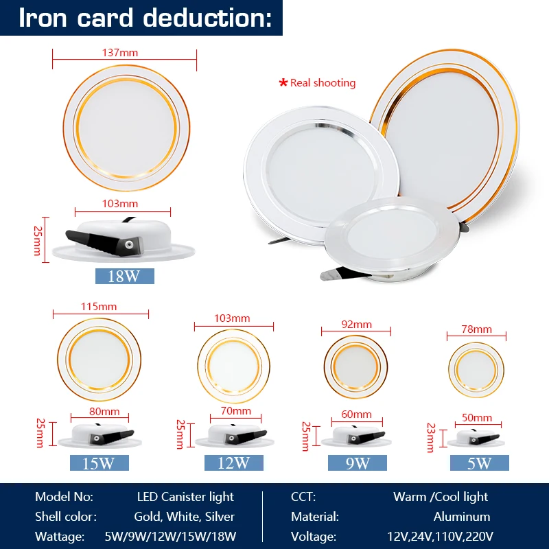 10 pièces/lot Led Downlight AC - Home Of The Year Bathroom avis et prix