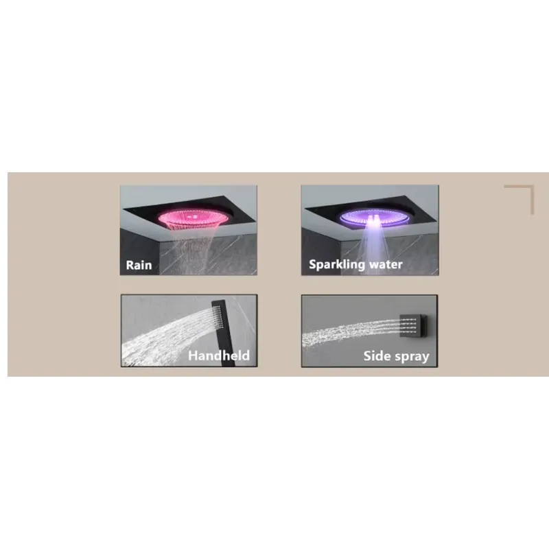 Ensemble de douche LED intelli - Home Bathroom Spa avis et prix