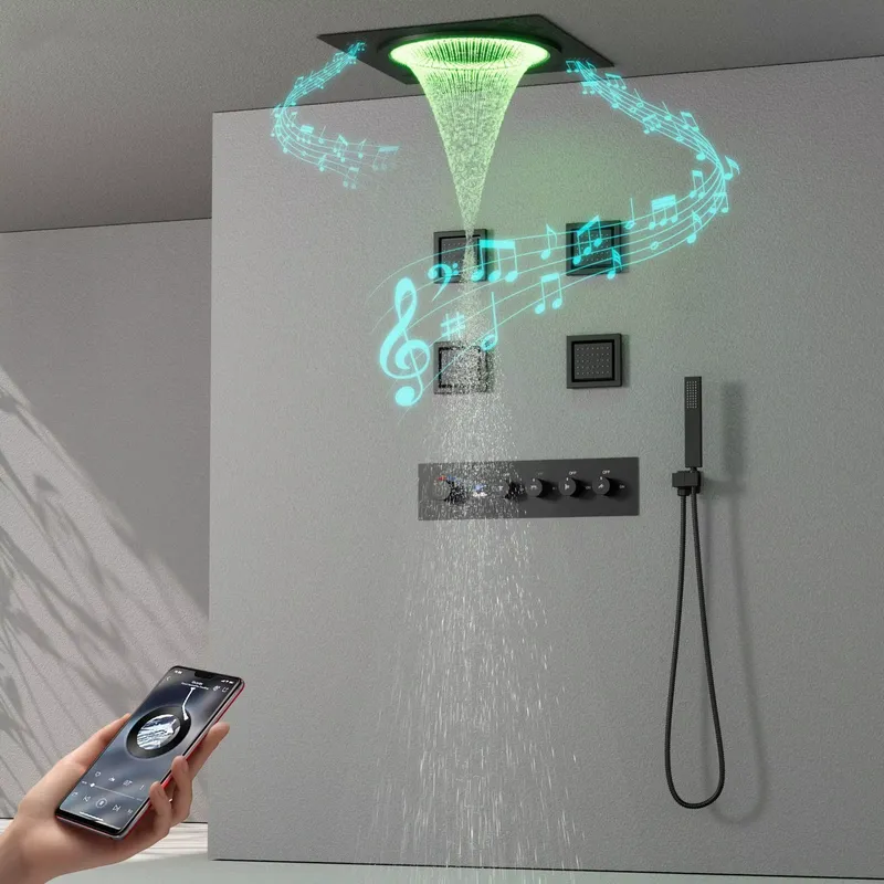 Ensemble de douche LED intelli - Home Bathroom Spa avis et prix