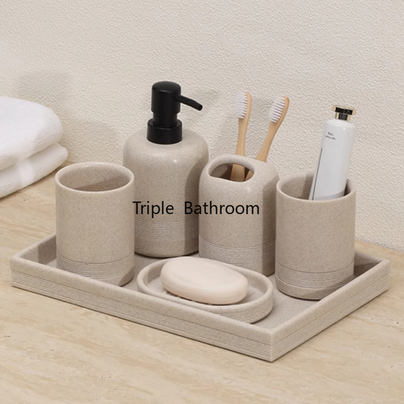 Pot de coton-tige en grès pour - Zara Home Bathroom Set avis et prix