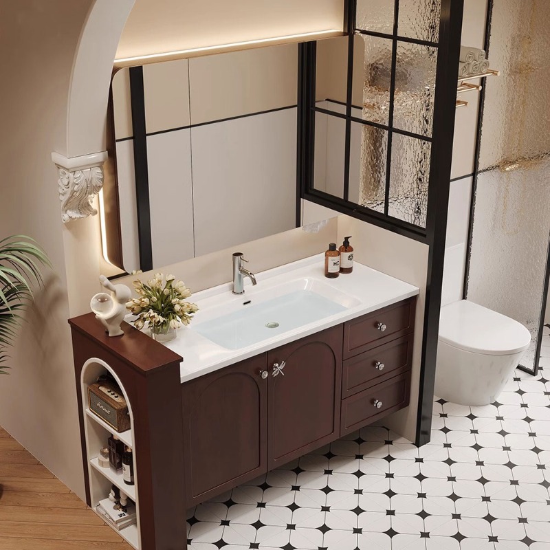 Meuble de salle de bain mural  - Home Bathroom Vanity Combo avis et prix