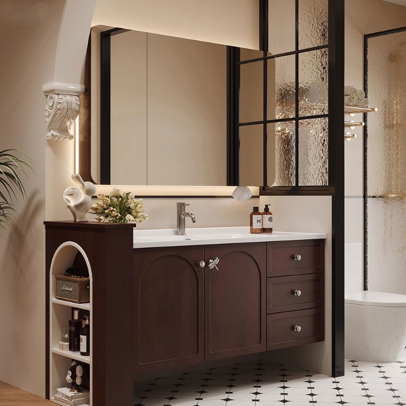 Meuble de salle de bain mural  - Home Bathroom Vanity Combo avis et prix