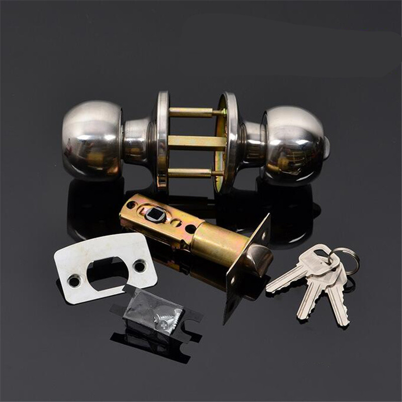 Poignée de porte ronde à bouto - Home Bathroom Lock avis et prix