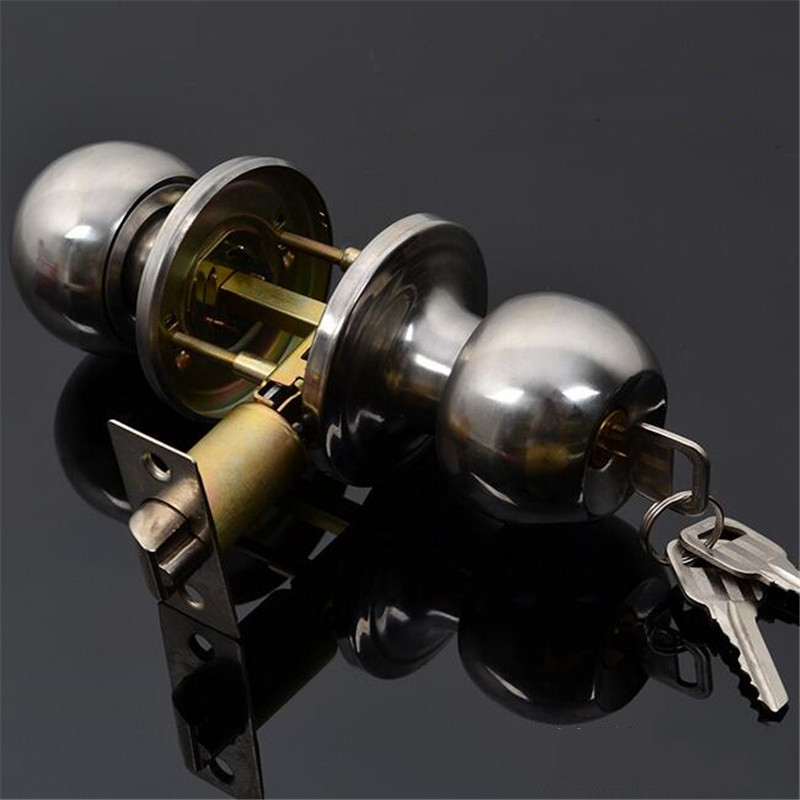 Poignée de porte ronde à bouto - Home Bathroom Lock avis et prix
