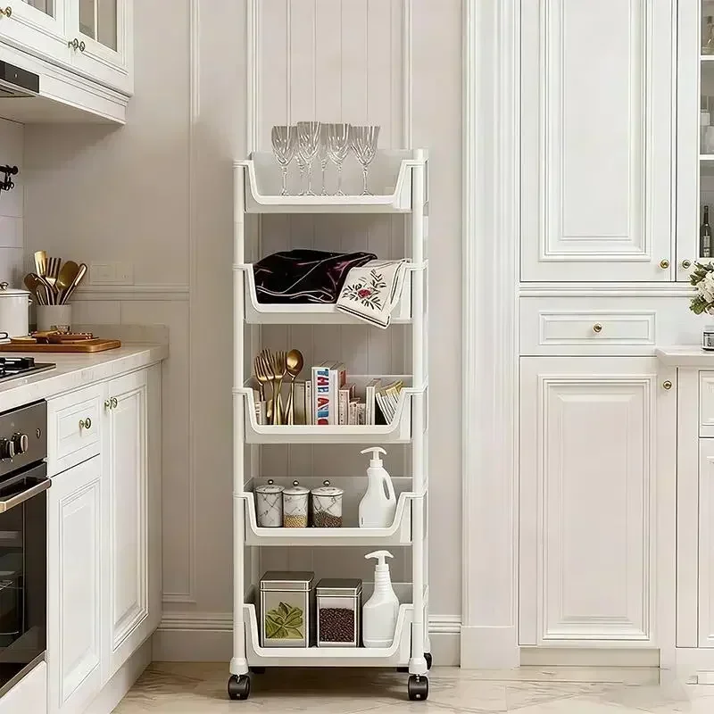 Chariot de rangement à 5 nivea - Home Bathroom Organizer avis et prix