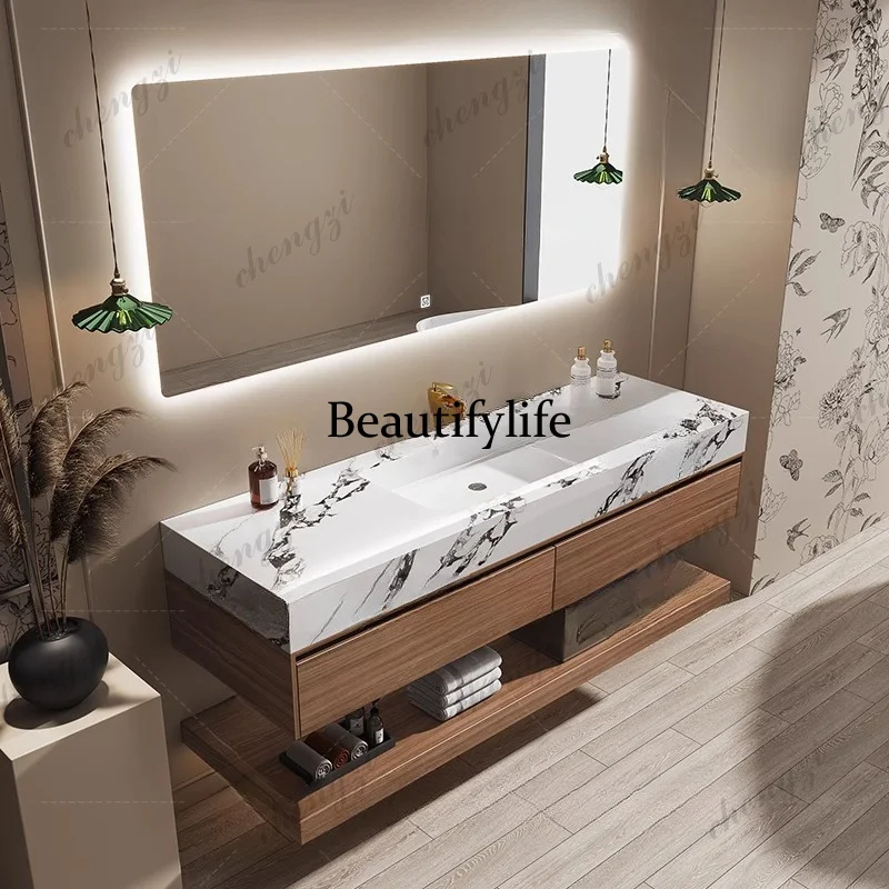 Meuble de salle de bain M02 en - Home Bathroom Vanity Combo avis et prix