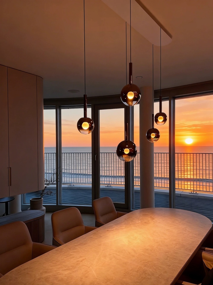 Suspension LED en verre dégrad - Home Of The Year Bathroom avis et prix