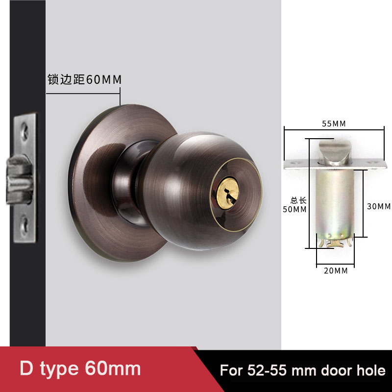 Lèvent de porte ronds en allia - Home Bathroom Lock avis et prix