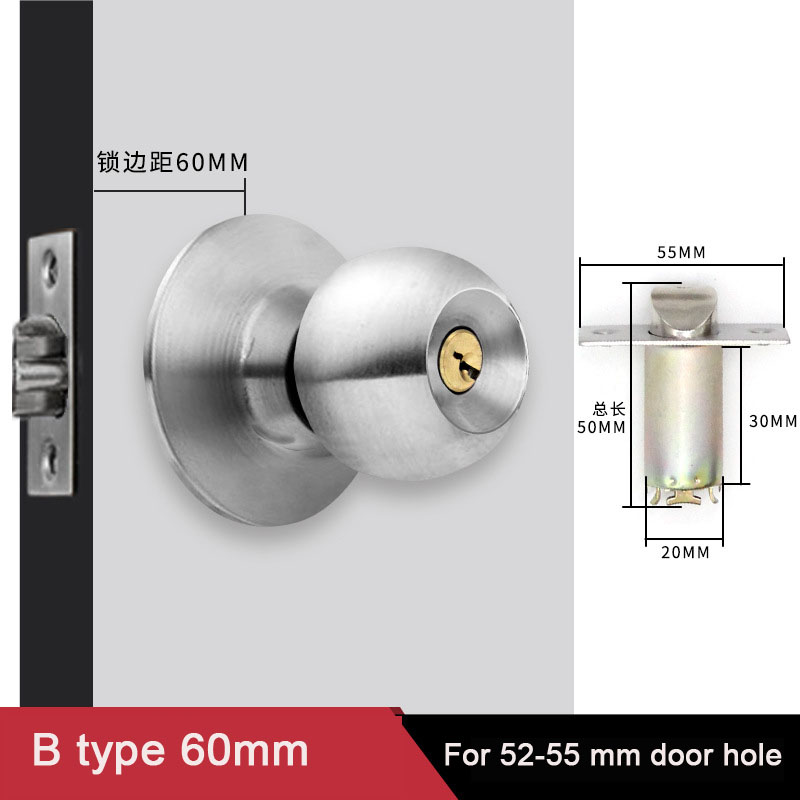 Lèvent de porte ronds en allia - Home Bathroom Lock avis et prix
