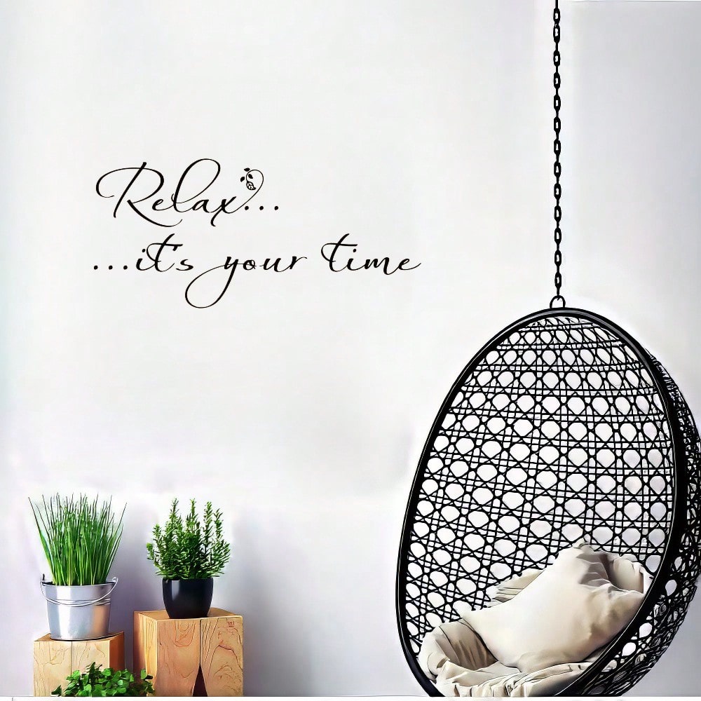 Autocollant mural « Relax It's - Home Bathroom Spa avis et prix