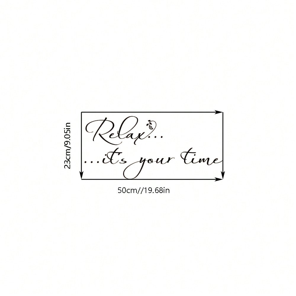 Autocollant mural « Relax It's - Home Bathroom Spa avis et prix