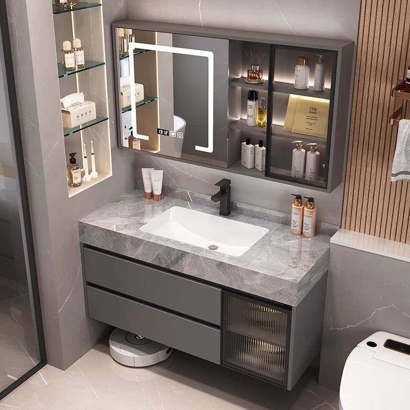 Meuble de rangement de salle d - Home Bathroom Vanity Combo avis et prix