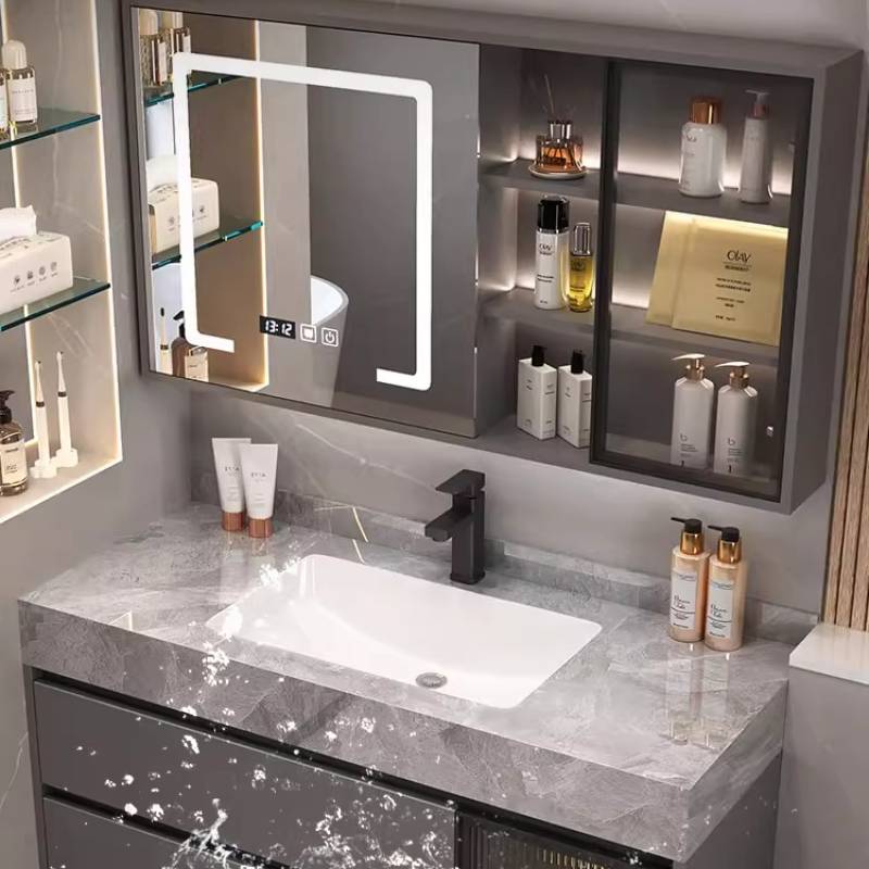 Meuble de rangement de salle d - Home Bathroom Vanity Combo avis et prix