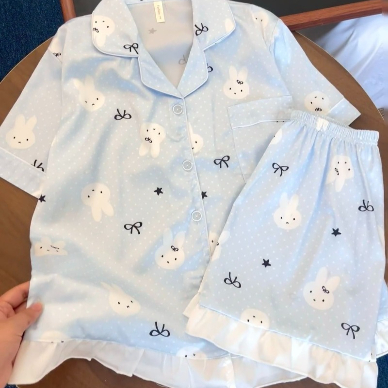 Pyjama d'été en soie glacée Ka - Home Goods Bathroom Sets avis et prix