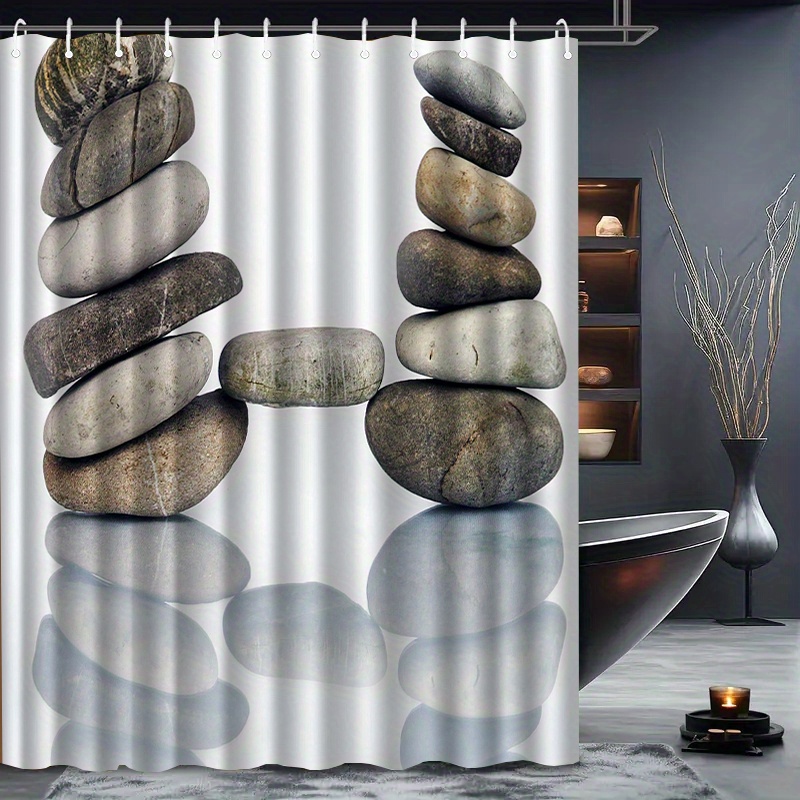 Rideau de douche Zen Stone Sta - Home Bathroom Spa avis et prix