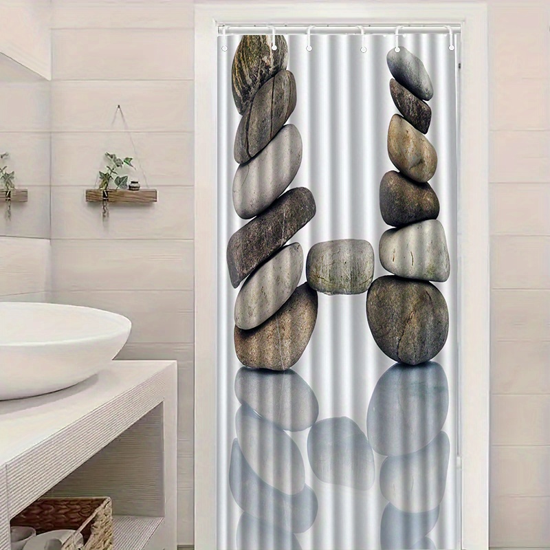 Rideau de douche Zen Stone Sta - Home Bathroom Spa avis et prix