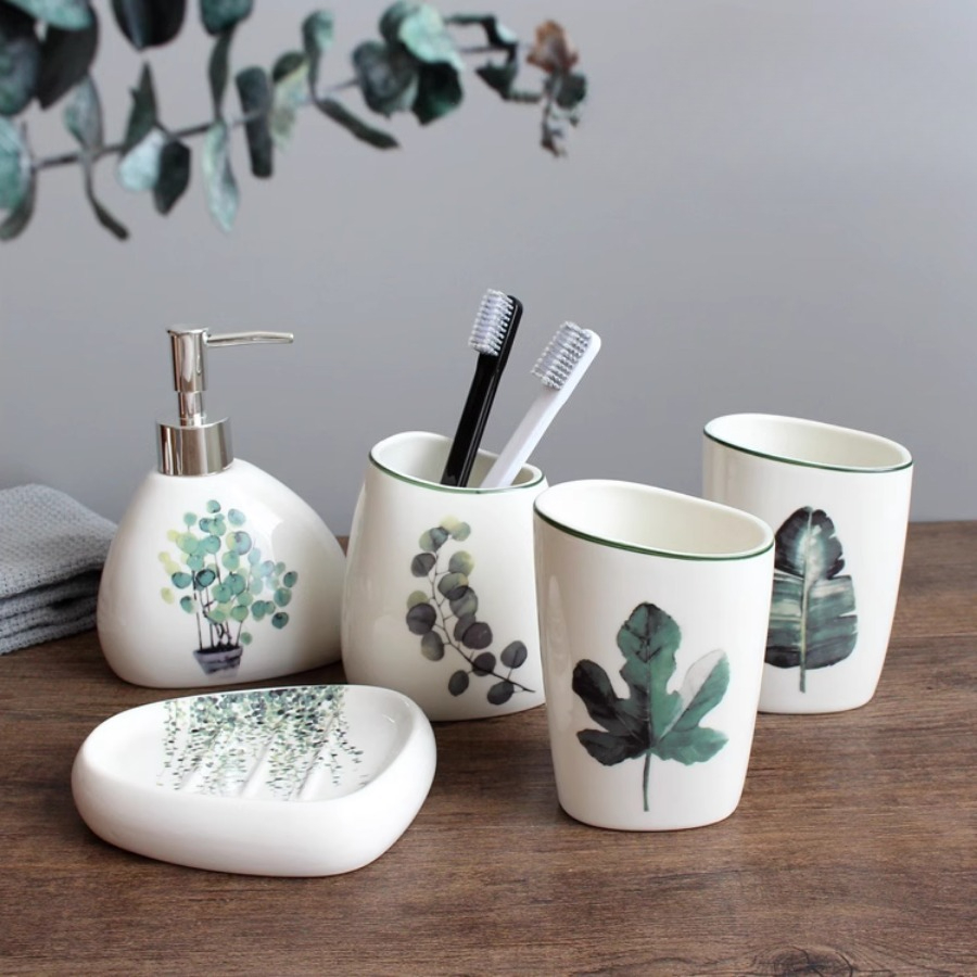 Ensemble d'accessoires de sall - Zara Home Bathroom Set avis et prix