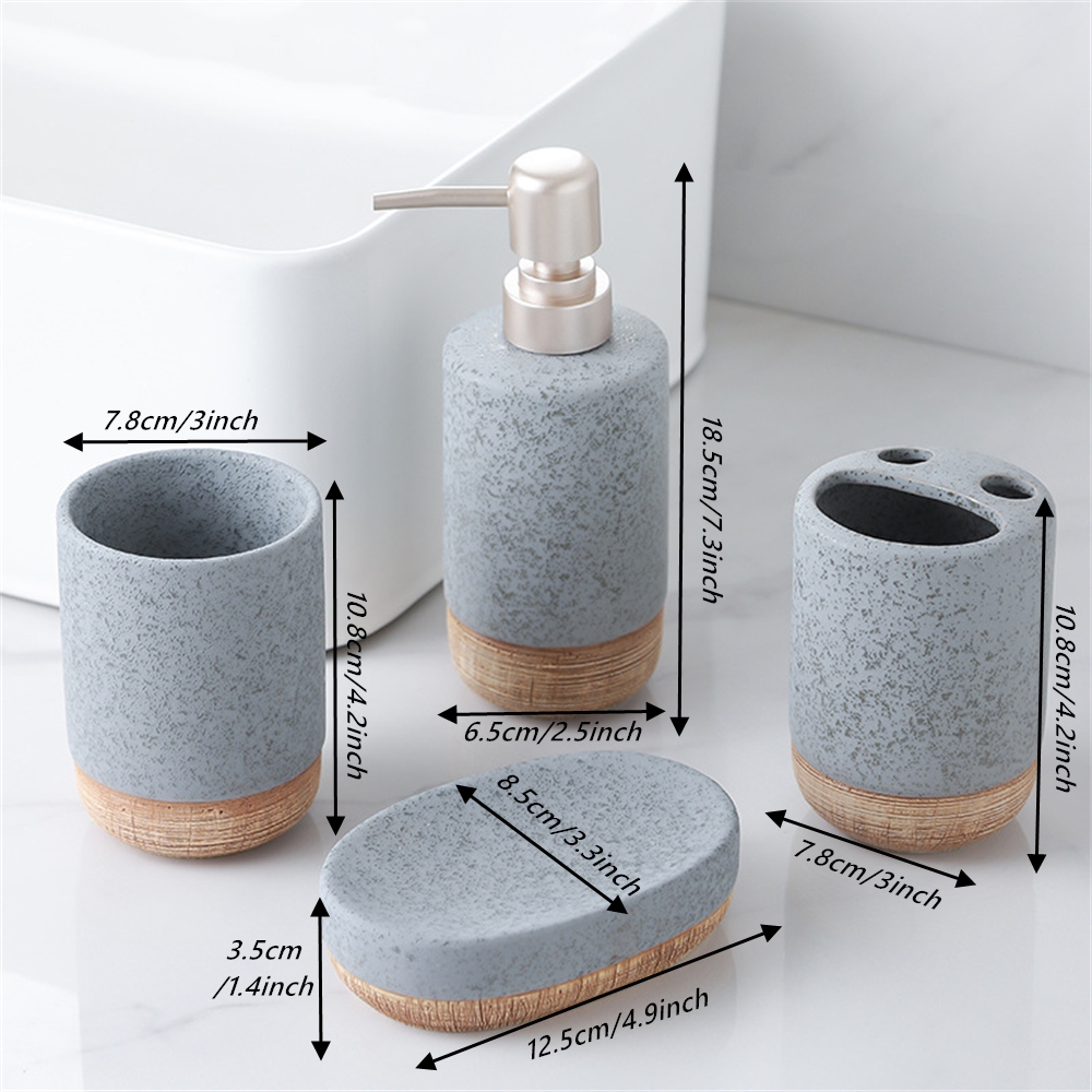 Ensemble d'accessoires de sall - Zara Home Bathroom Set avis et prix
