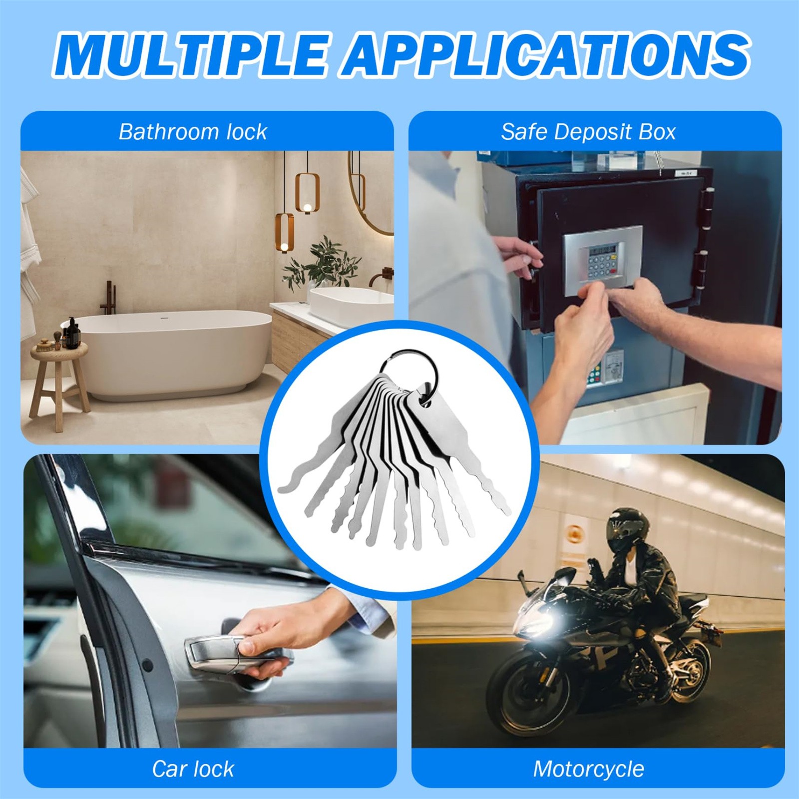 10 pièces/lot clés vierges non - Home Bathroom Lock avis et prix