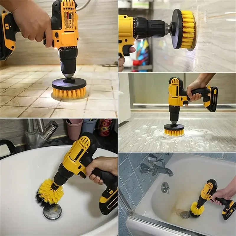 Kit de 3 brosses de nettoyage  - Home Bathroom Cleaning Machine avis et prix