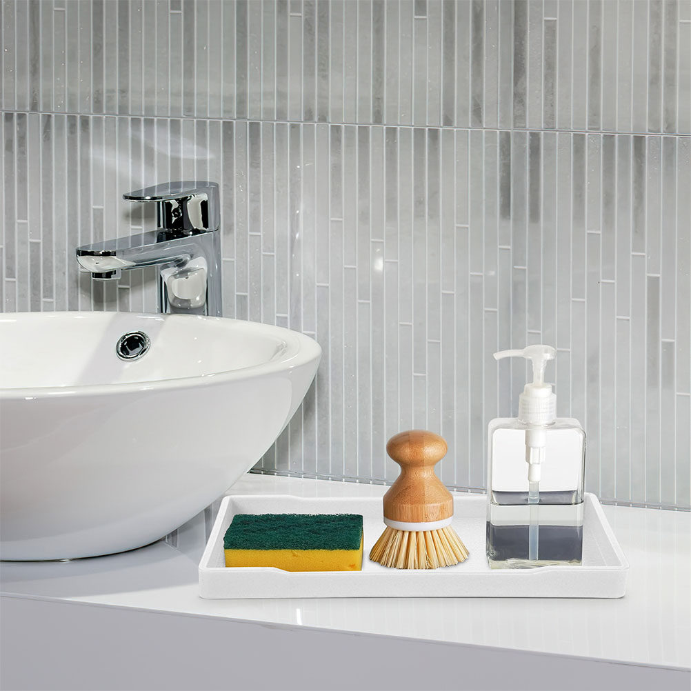 3 pièces de plateaux de salle  - Home Bathroom Organizer avis et prix