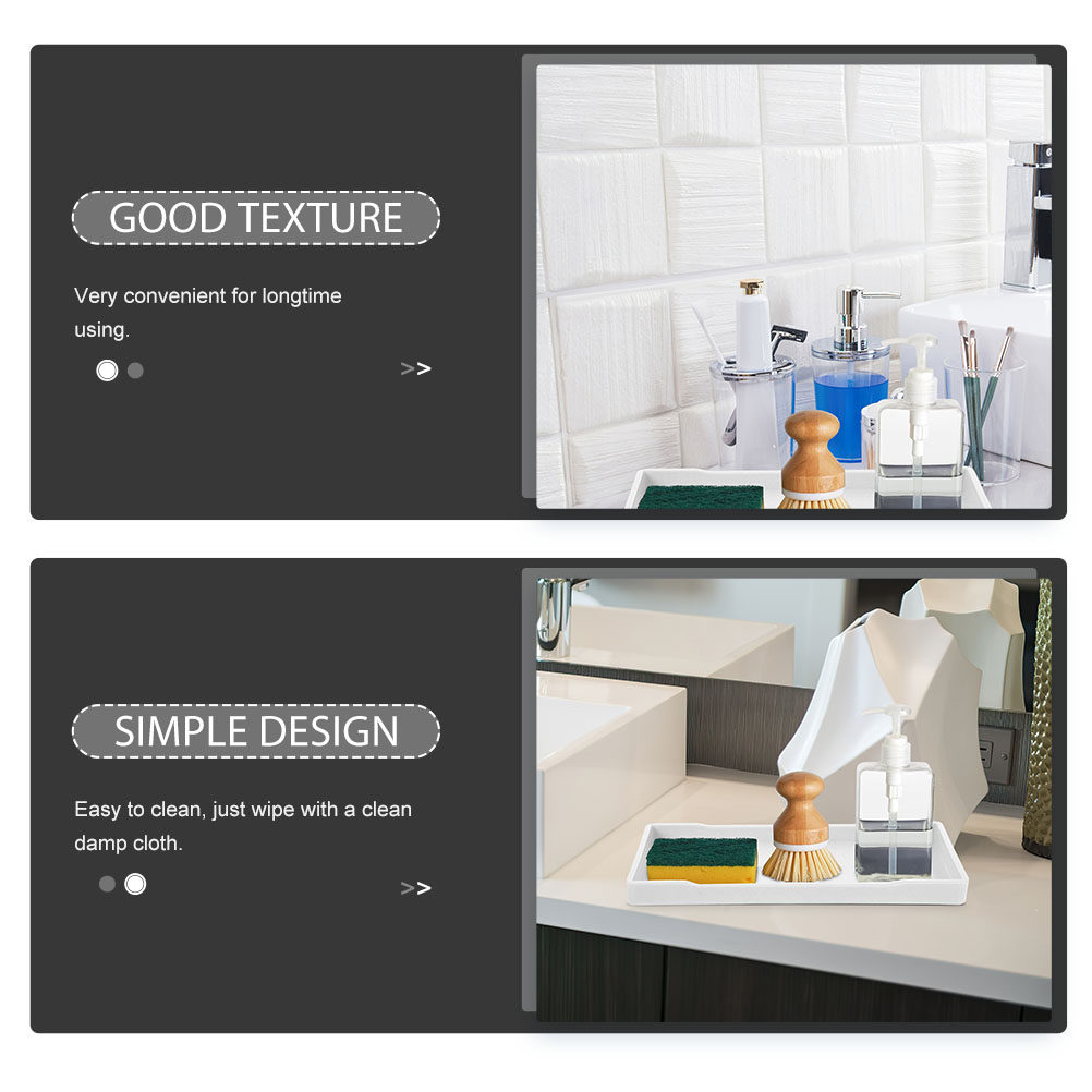 3 pièces de plateaux de salle  - Home Bathroom Organizer avis et prix