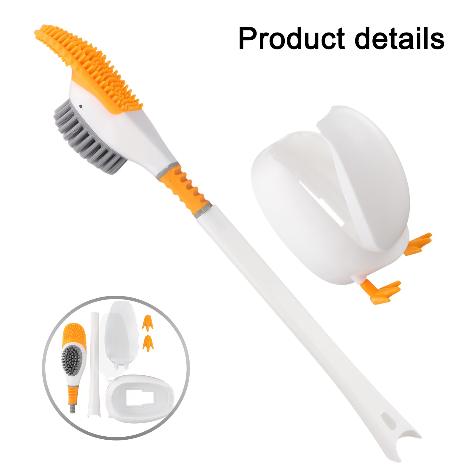 Brosse de toilette en silicone - Home Bathroom Cleaning avis et prix