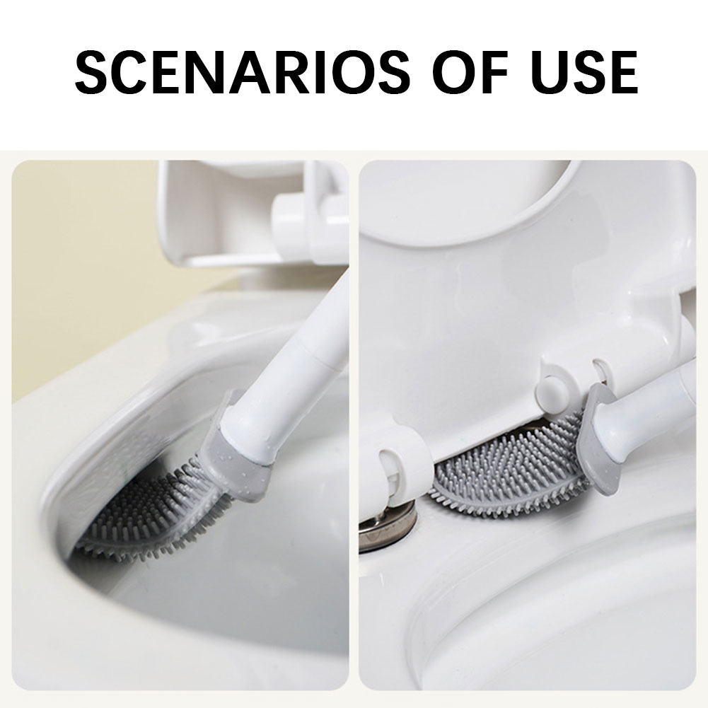 Brosse de toilette en Silicone - Home Bathroom Cleaning avis et prix