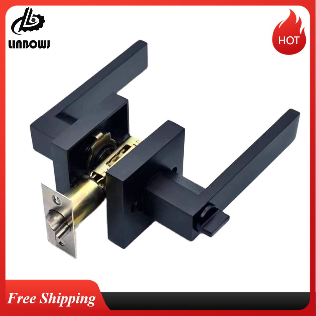 Poignée de porte noire, serrur - Home Bathroom Lock avis et prix