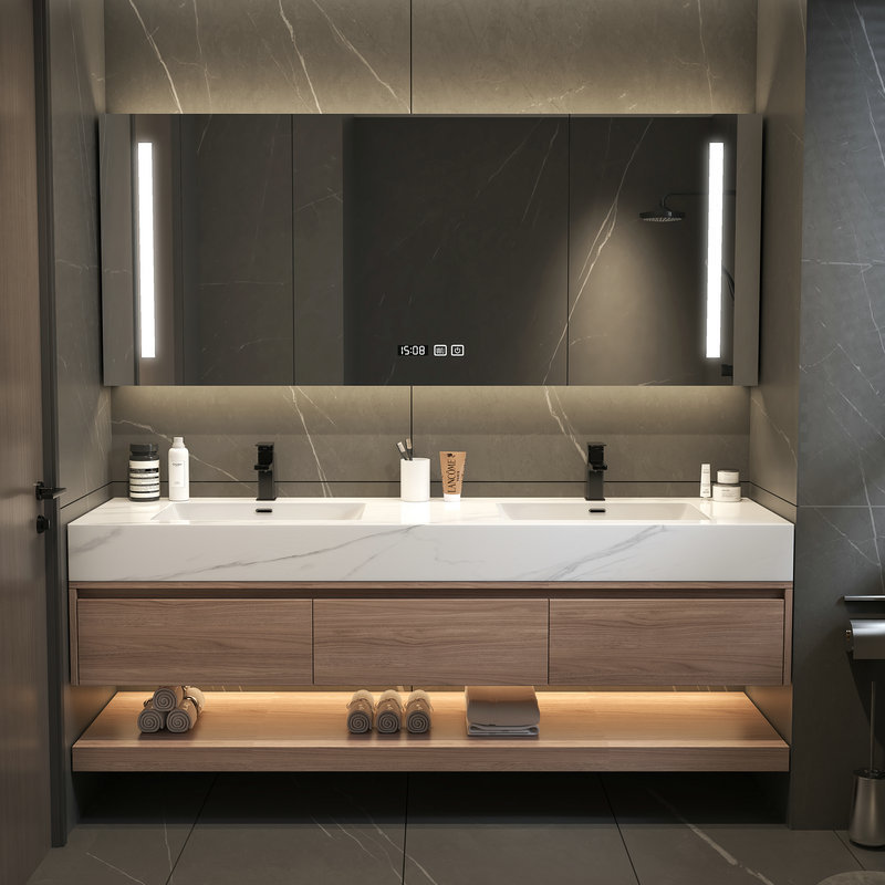 Meuble de rangement de salle d - Home Bathroom Vanity Combo avis et prix
